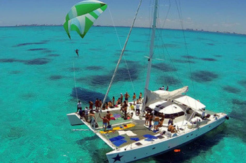 4 Hour Private Catamaran SB Tour ( up to 45 people)