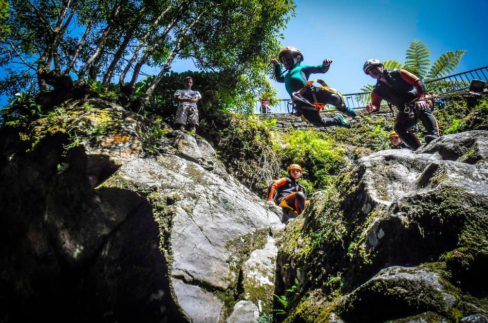 Canyoning in Ribeira dos Caldeirões