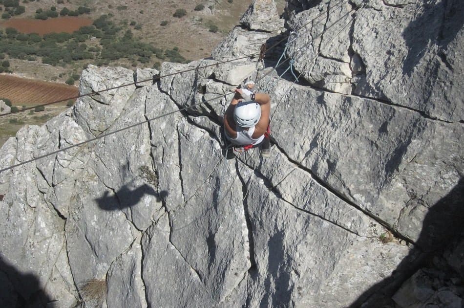 Vía Ferrata in Moclín from Granada