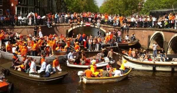 Amsterdam Kings Day Private Boat