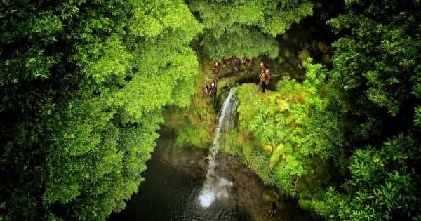 Canyoning in Ribeira da Salga