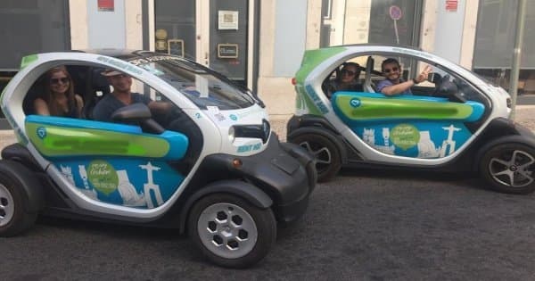 Full Day tour in Lisbon by electric car (Twizy) with Audio Guide