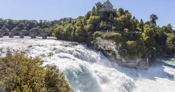 Rhine Falls - Europe`s biggest waterfalls