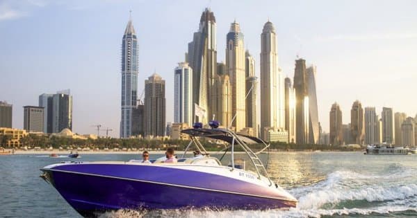 Dubai 75 or 90 Minute Private Sightseeing Tour by Luxury Boat