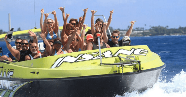 3, 4 or 5 Hour Private Charter on Insane Jet Boat to Lanai