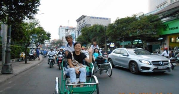 Ho Chi Minh City by Night Tour on a Cylco